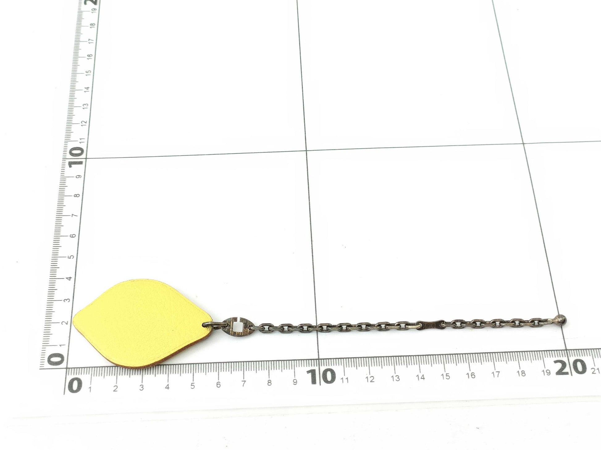 HERMES Lemon Charm Key Case/Key Holder