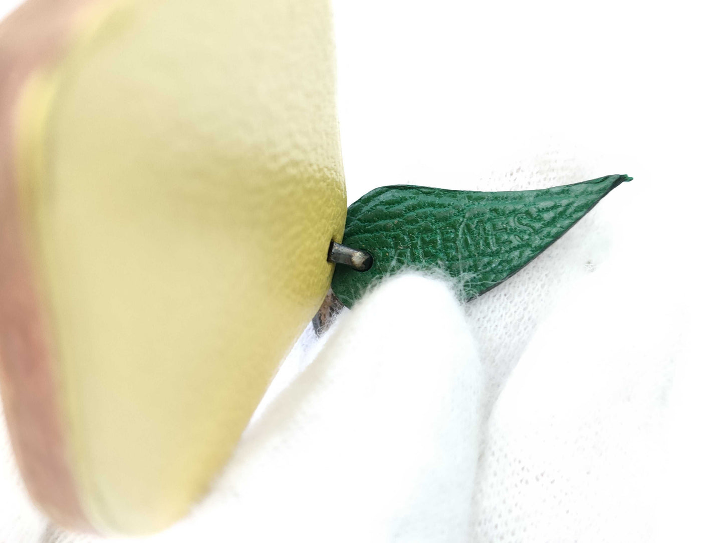 HERMES Lemon Charm Key Case/Key Holder