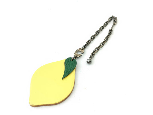 HERMES Lemon Charm Key Case/Key Holder