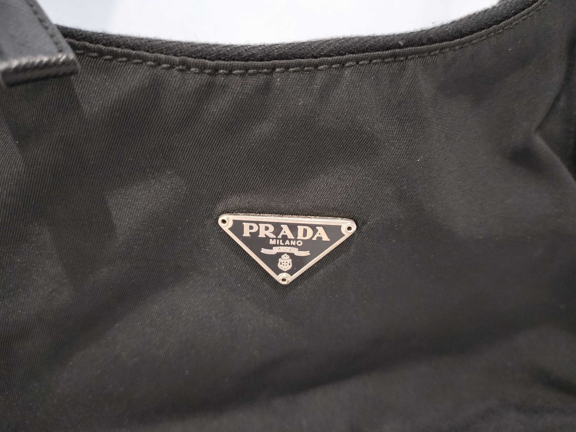 PRADA Nylon Mini Pouch Handbag
