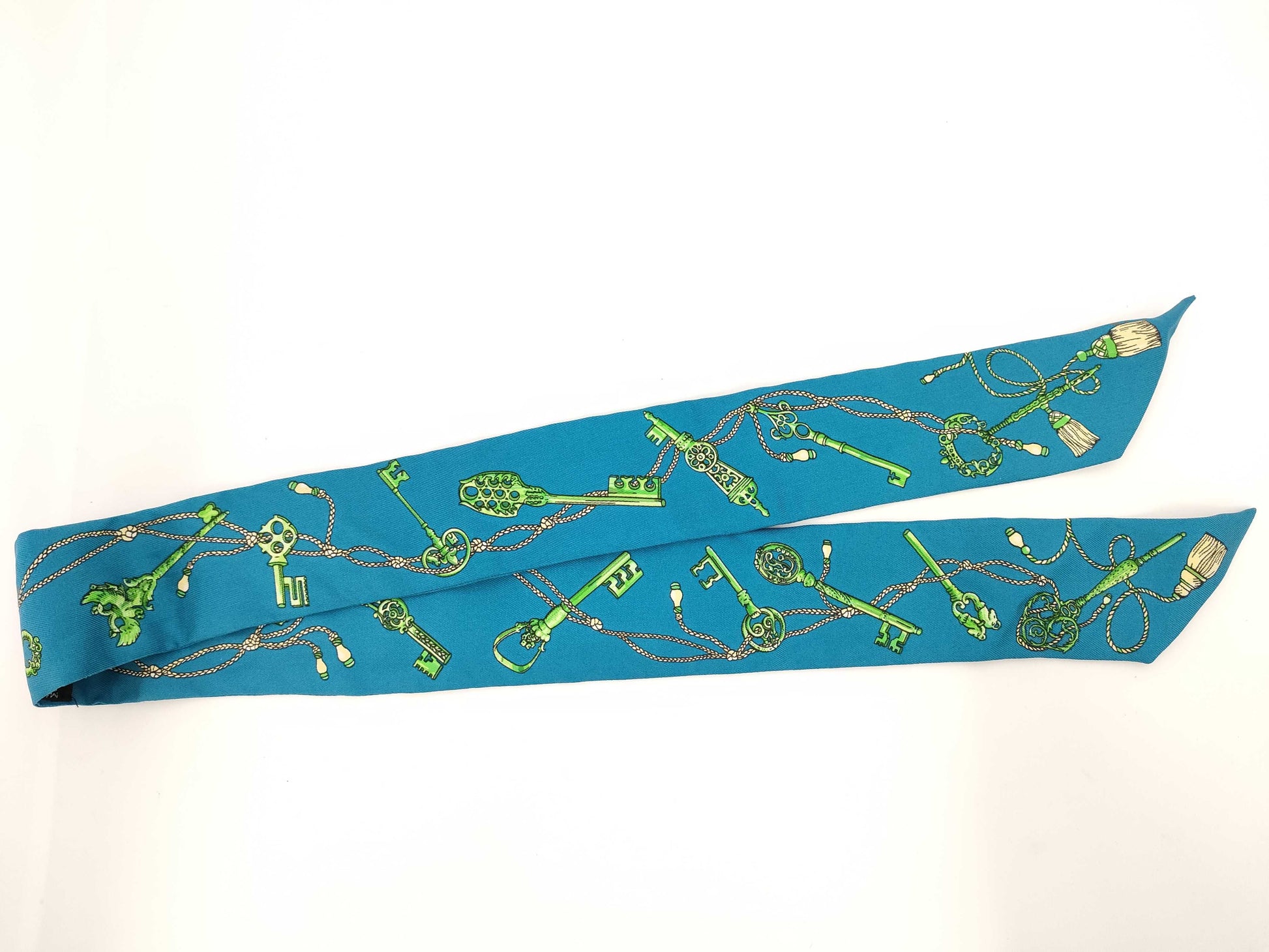 HERMES Twilly Blue Other Accessories