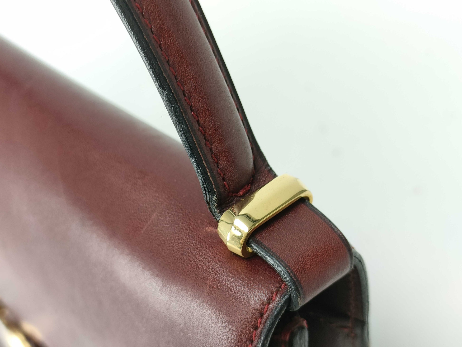 Dior One-Shoulder Bag/Bordeaux/Center CD/Condition Considered Handbag