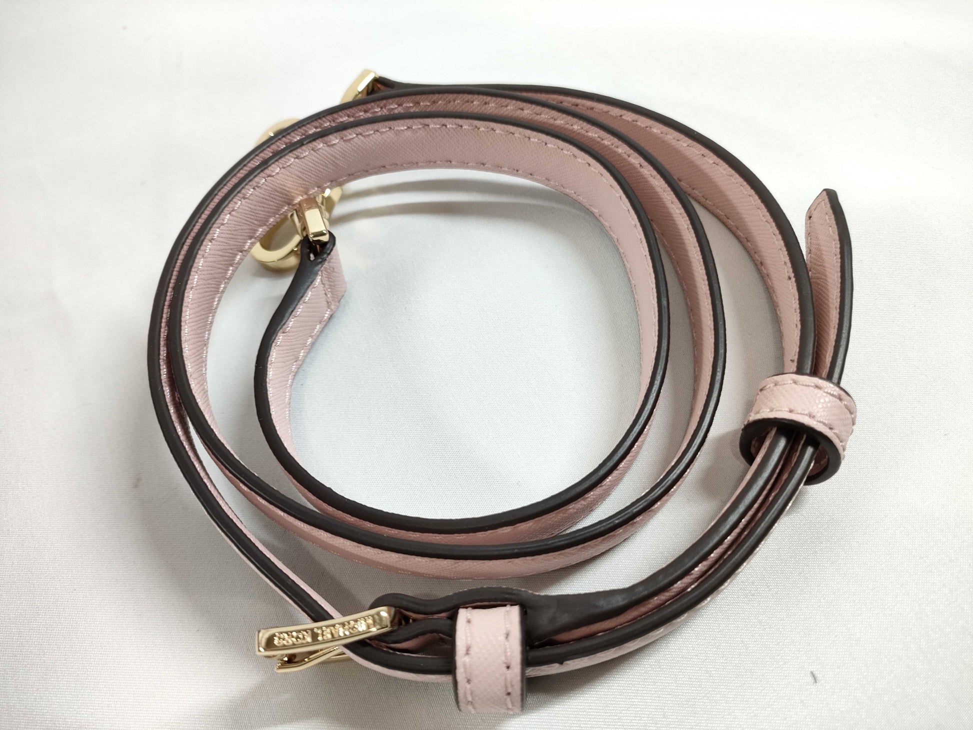 Michael Kors 2-Way Two-Tone Leather Shoulder Bag