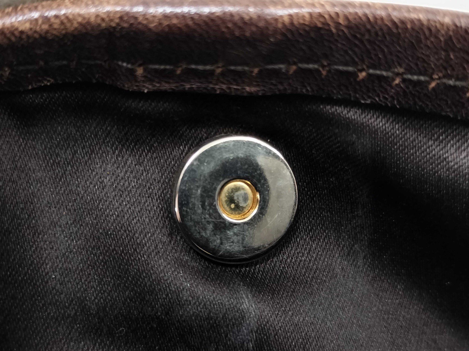 Yves Saint Laurent Suede Logo Tote Bag
