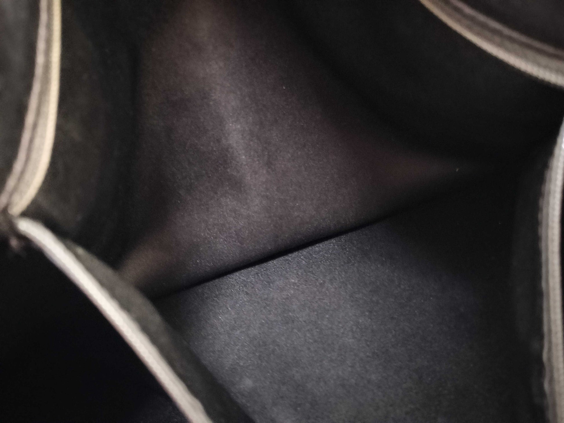 Yves Saint Laurent Suede Logo Tote Bag