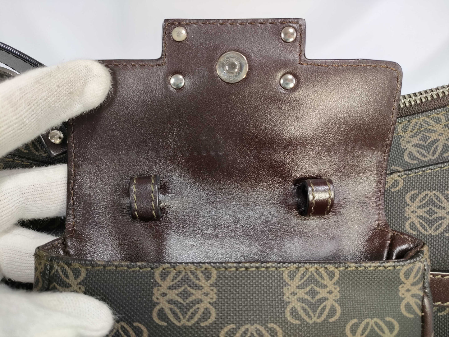 LOEWE Anagram/Shoulder Bag/PVC Shoulder Bag