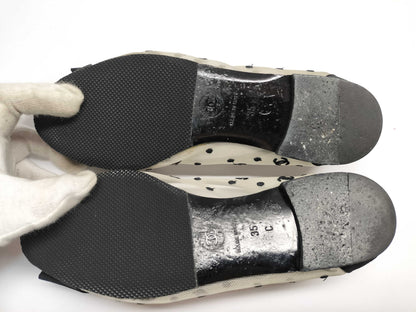 CHANEL Ballet Flats Coco Mark Pumps