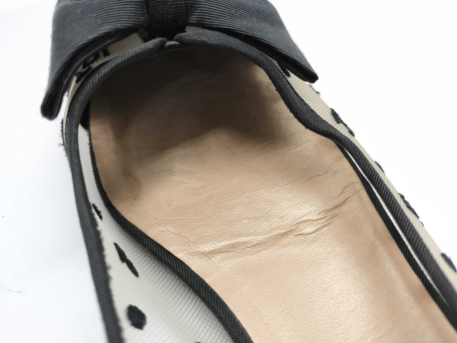 CHANEL Ballet Flats Coco Mark Pumps