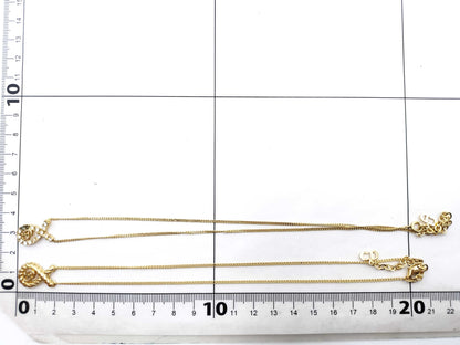 Dior Gold Plated Logo/Rhinestone Necklace Set Accessories Collection Accessories Collection 