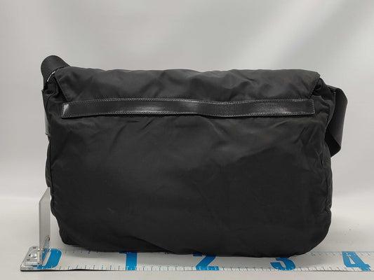 PRADA nylon messenger shoulder bag
