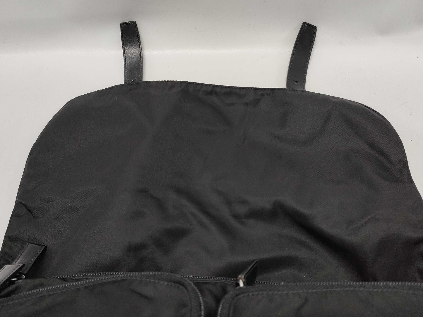 PRADA nylon messenger shoulder bag
