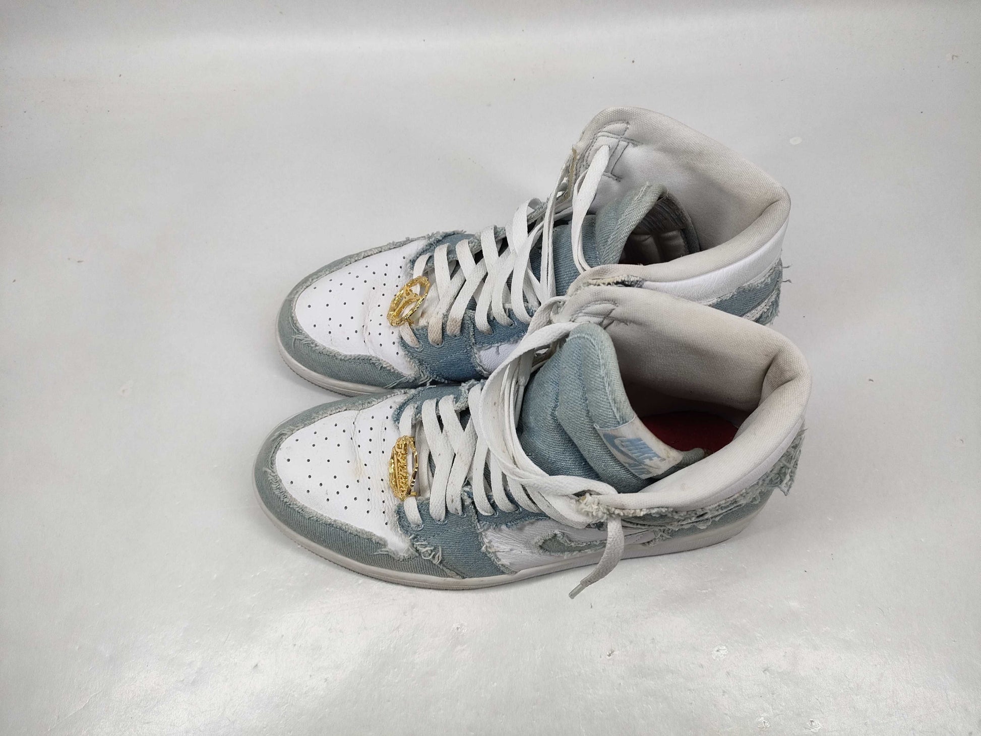 NIKE Women's Air Jordan 1 High OG Denim DM9036-104 Sneakers