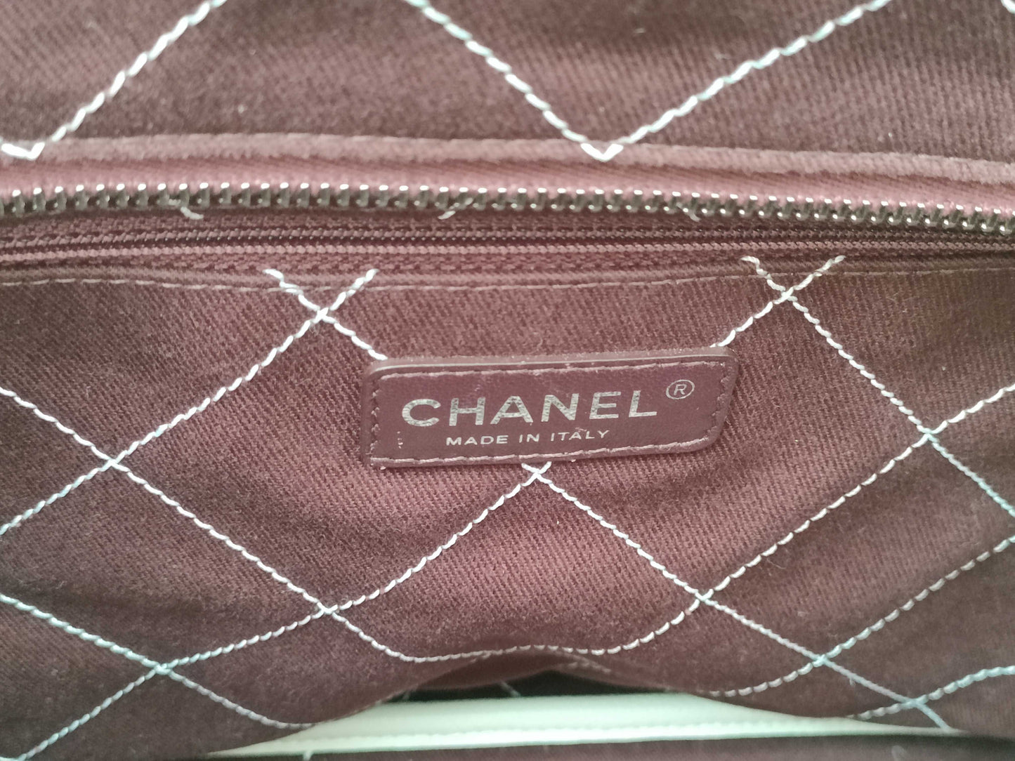CHANEL [Card Available] No. 19 Wild Stitch On the Road Caviar Skin Shoulder Bag No. 19