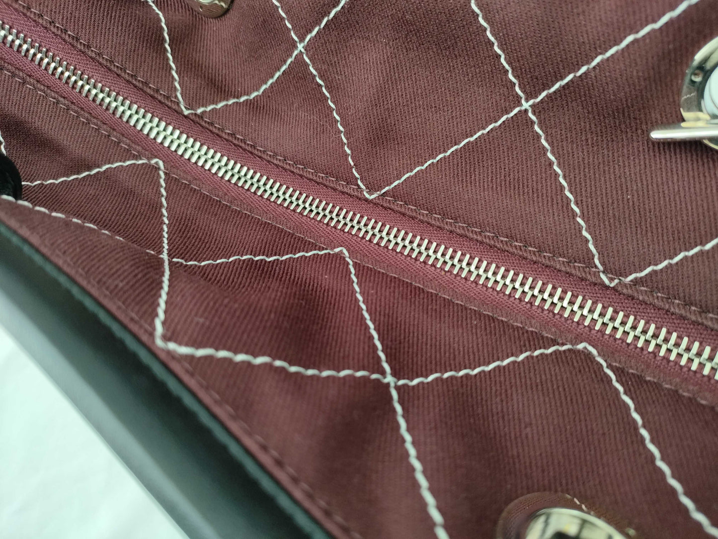 CHANEL [Card Available] No. 19 Wild Stitch On the Road Caviar Skin Shoulder Bag No. 19