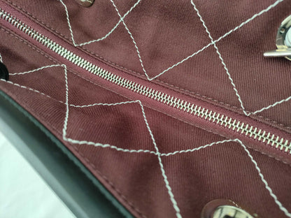 CHANEL [Card Available] No. 19 Wild Stitch On the Road Caviar Skin Shoulder Bag No. 19