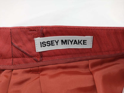 ISSEY MIYAKE Women's Bottoms Red Pants
