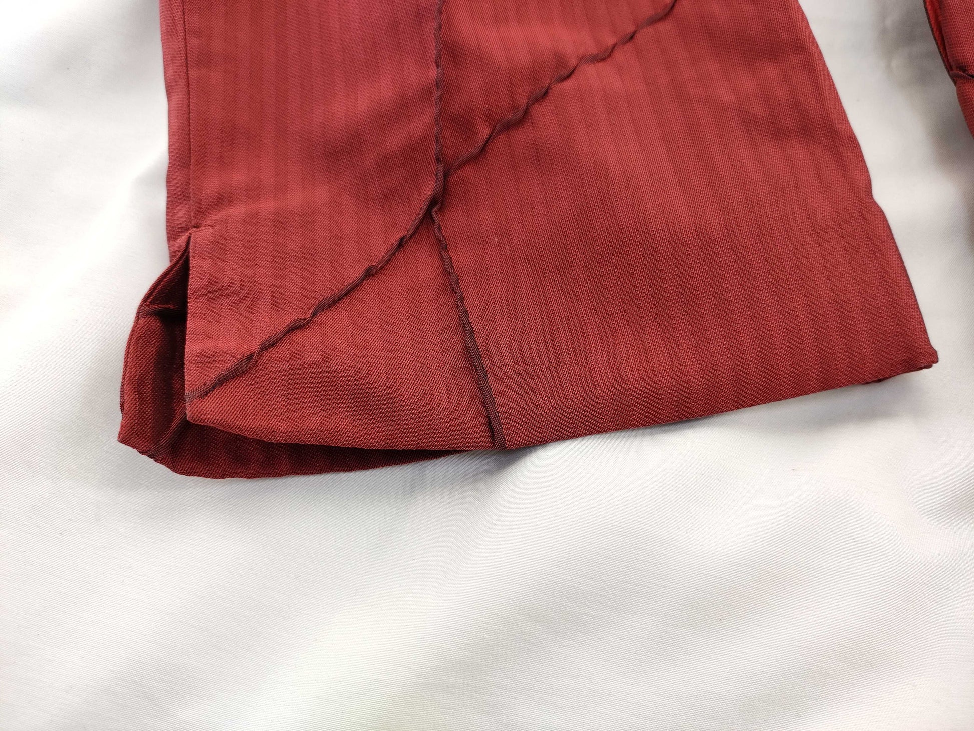 ISSEY MIYAKE Women's Bottoms Red Pants