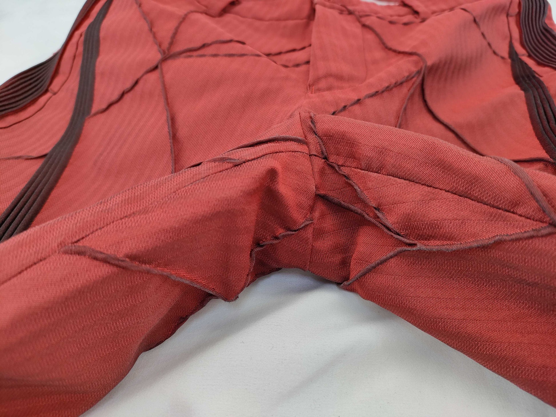 ISSEY MIYAKE Women's Bottoms Red Pants