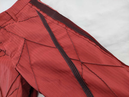 ISSEY MIYAKE Women's Bottoms Red Pants