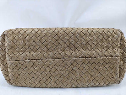 BOTTEGA VENETA Intrecciato 925 Plate Gold Tote Cabas MM Tote Bag