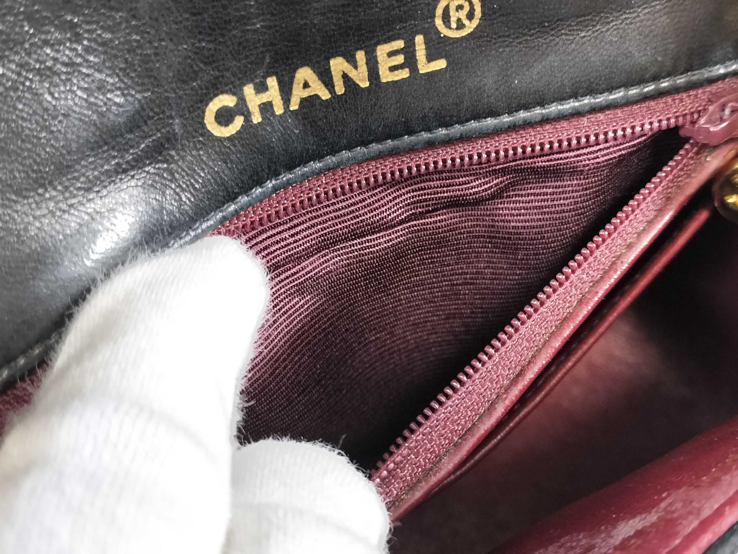 CHANEL Calfskin Matelasse Chain Bag with Guarantee, No. 22 Shoulder Bag