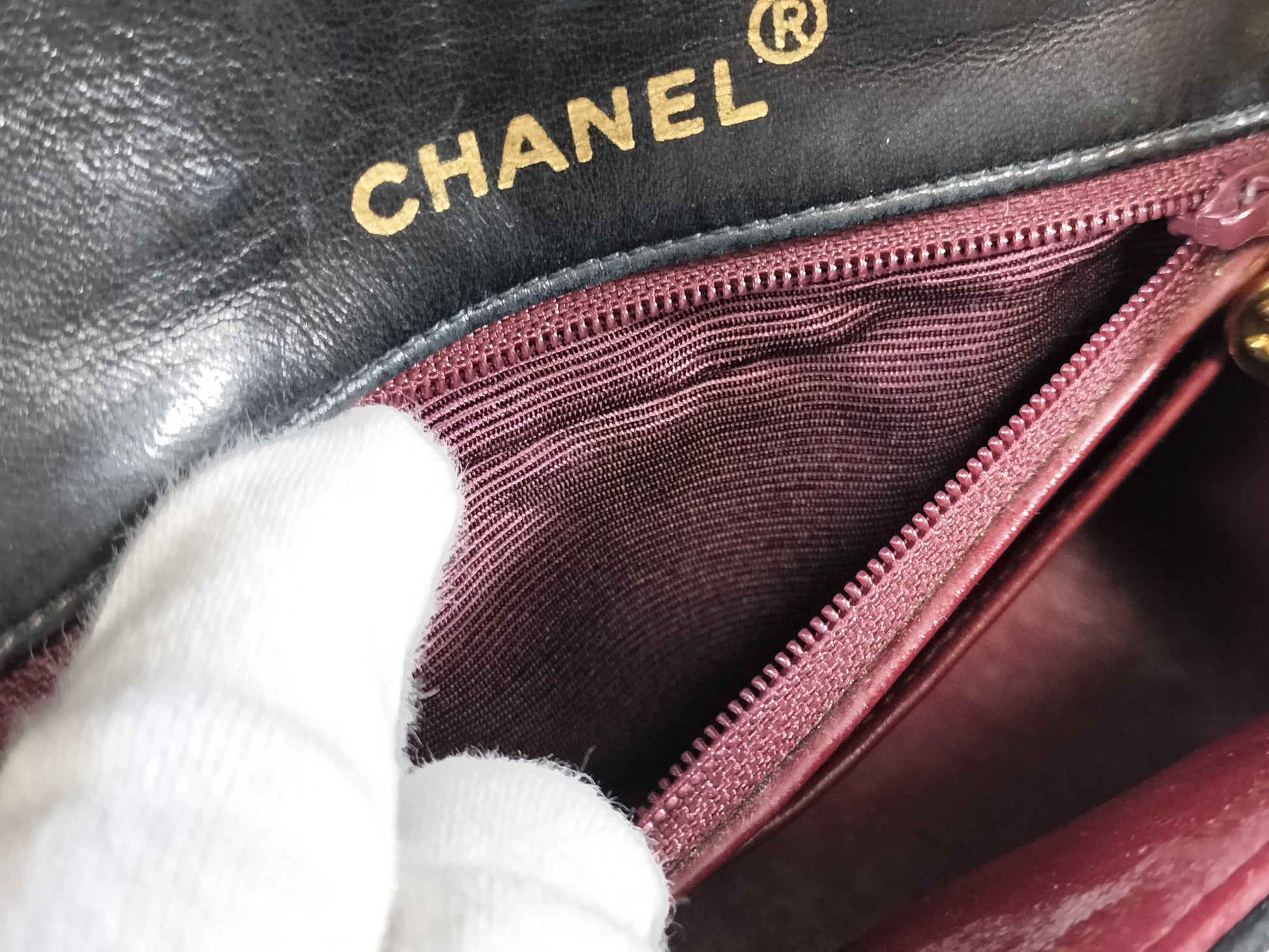 CHANEL Calfskin Matelasse Chain Bag with Guarantee, No. 22 Shoulder Bag