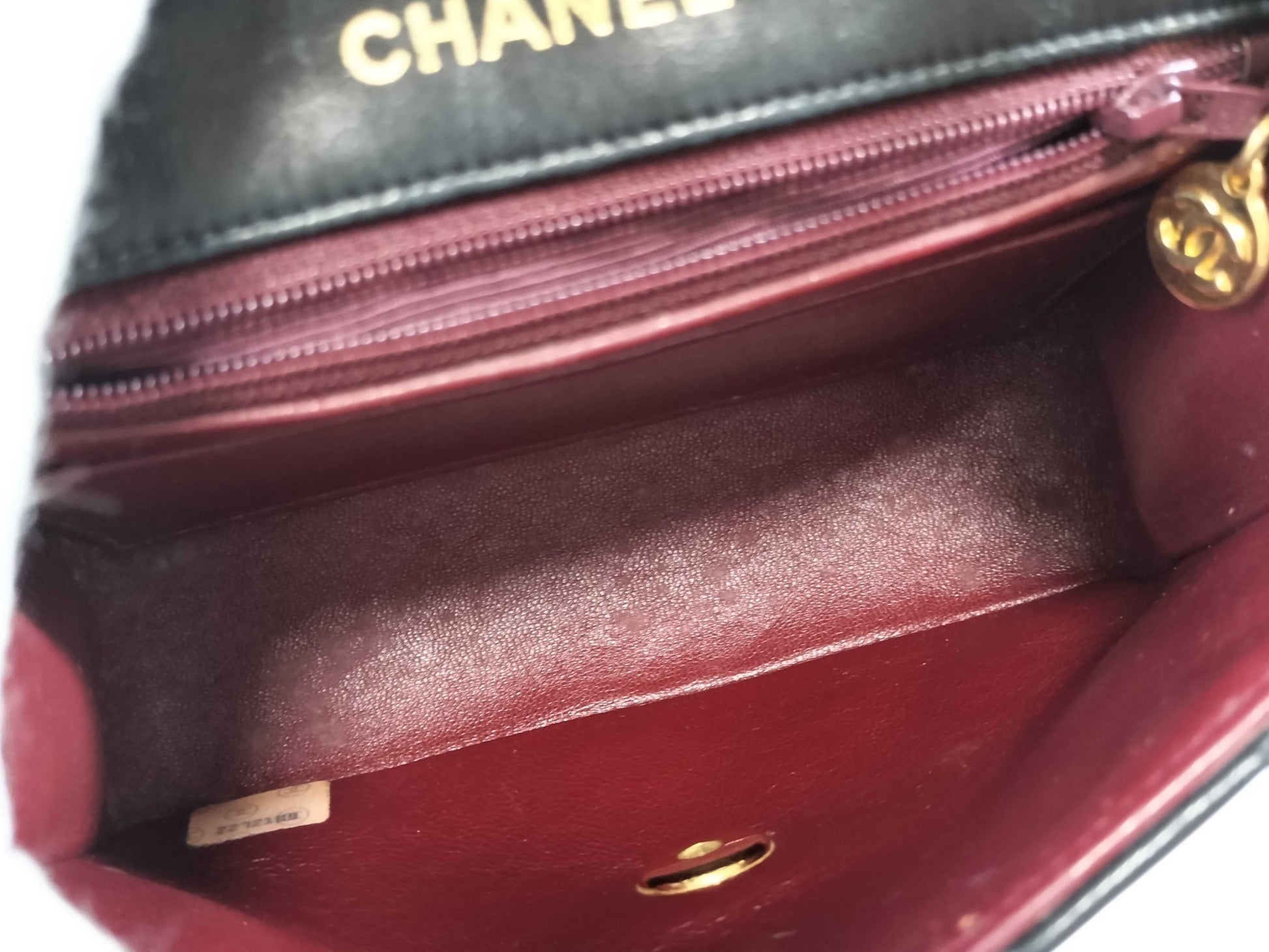 CHANEL Calfskin Matelasse Chain Bag with Guarantee, No. 22 Shoulder Bag