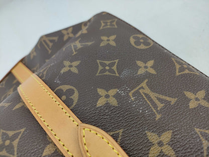 LOUIS VUITTON M42236 Monogram Bucket GM Tote Bag with Pouch