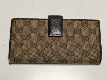 GUCCI GG Canvas Long Wallet 1127152 Wallet