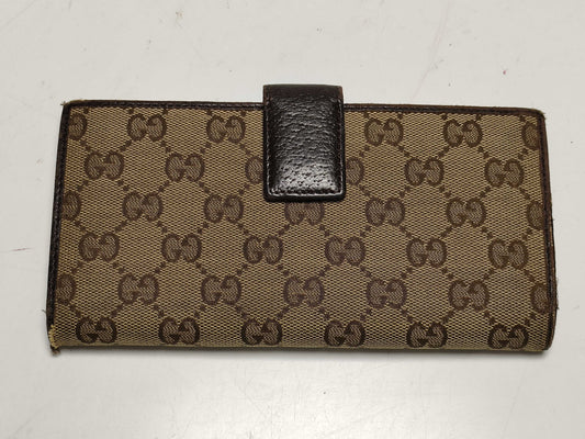 GUCCI GG Canvas Long Wallet 1127152 Wallet