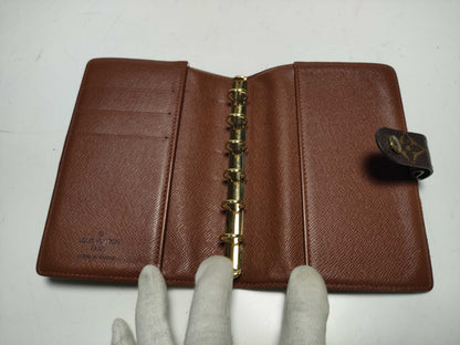 LOUIS VUITTON Monogram R20005 Agenda PM Notebook Cover