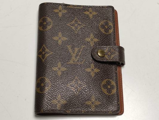 LOUIS VUITTON Monogram R20005 Agenda PM Notebook Cover