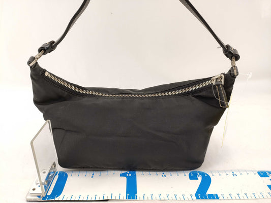 PRADA Nylon Mini Handbag with Triangle Plate