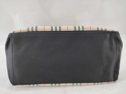 BURBERRY Blue Label Nova Check Tote Bag in Beige