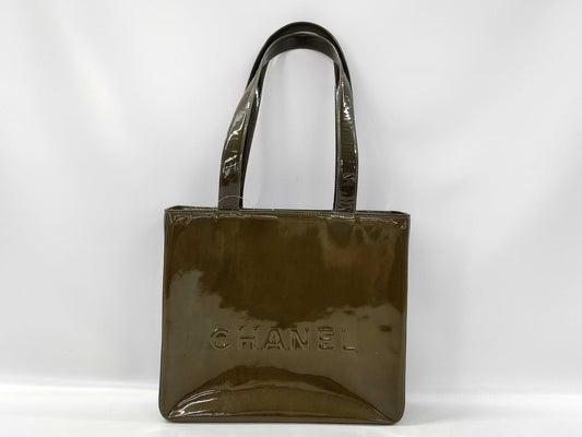 CHANEL Enamel Tote Bag