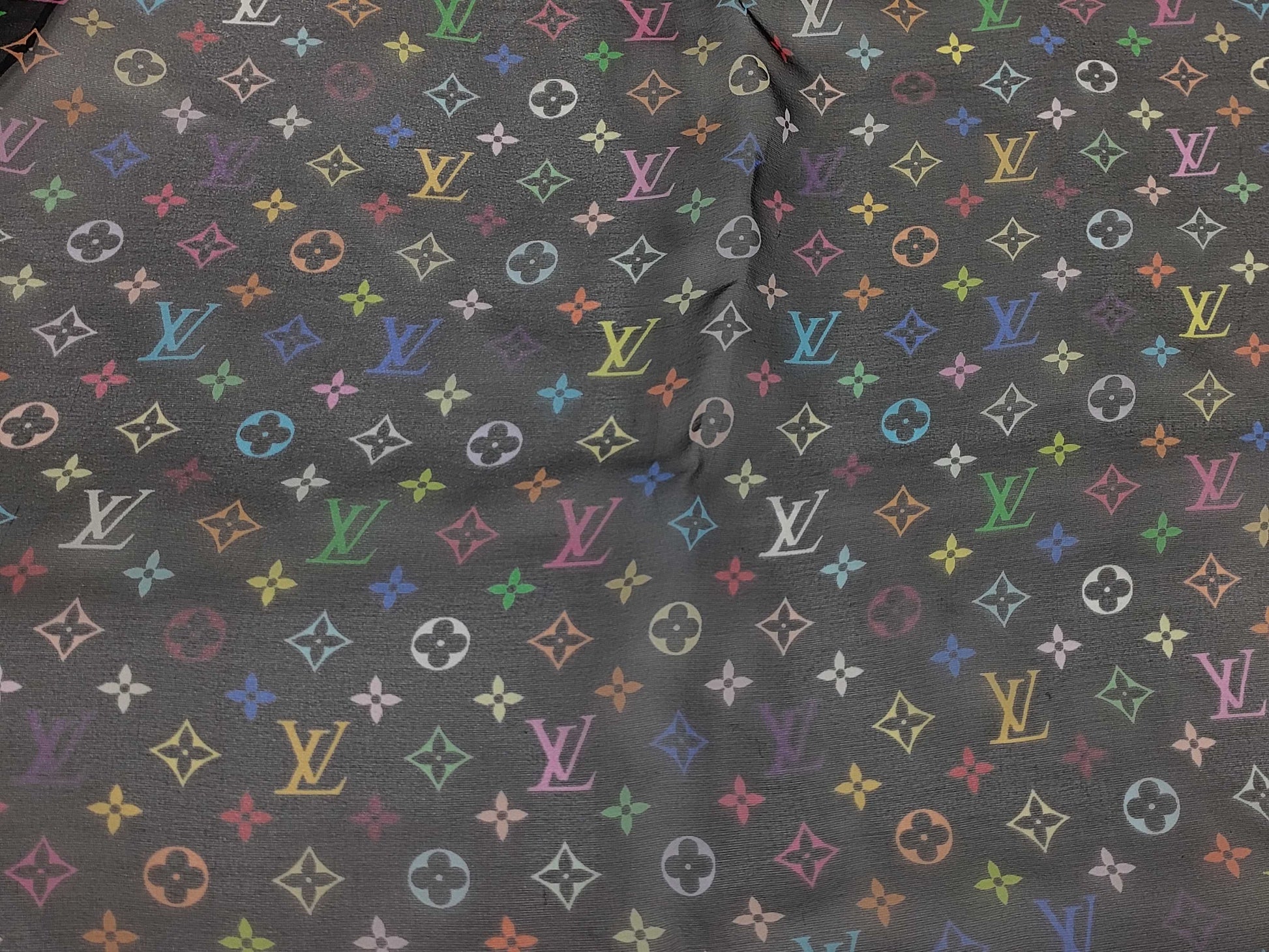 LOUIS VUITTON Monogram Multicolor Scarf Scarf