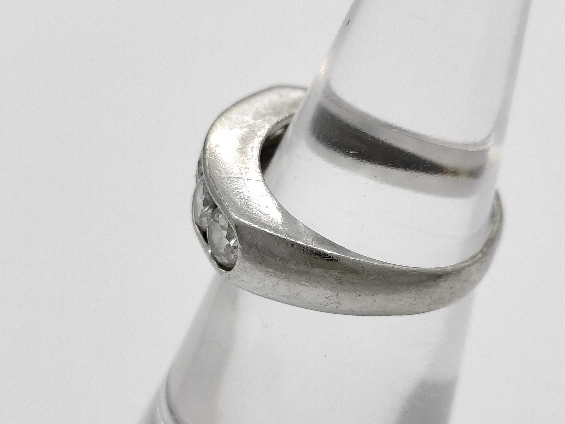 D1.03ct Pt900 5.7g Ring 
