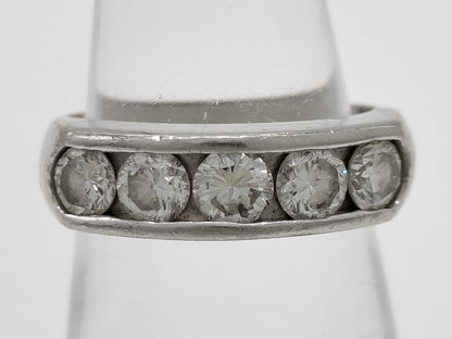 D1.03ct Pt900 5.7g Ring 