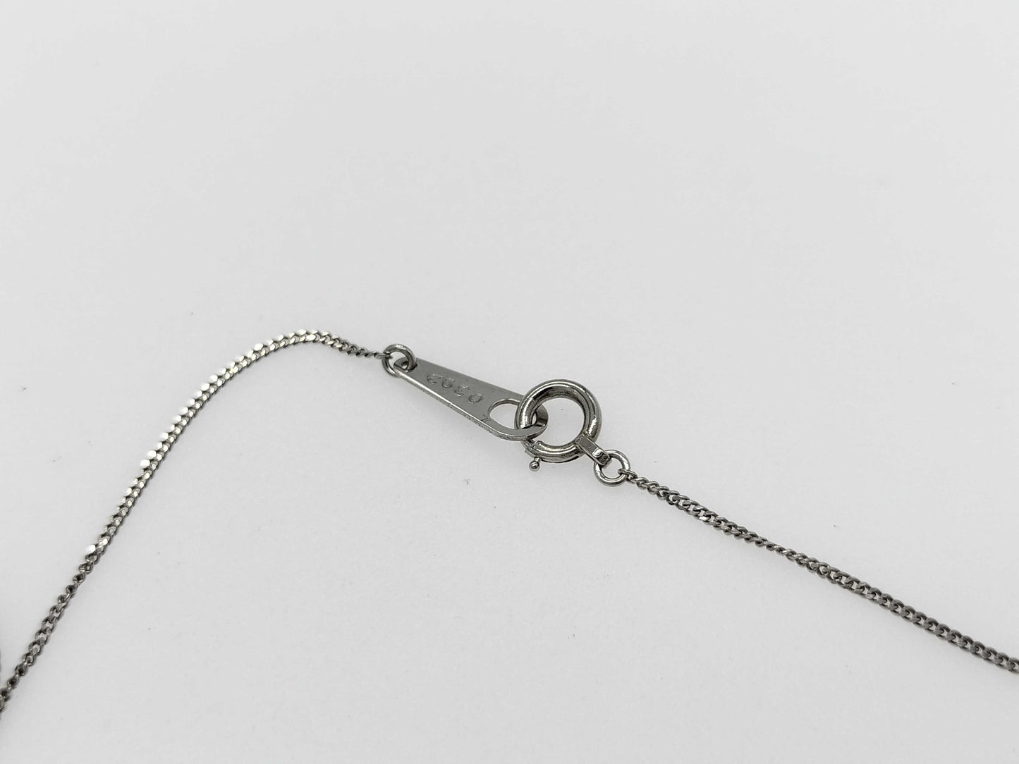 D0.392ct Pt850 2.5g Necklace 