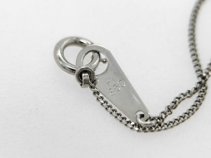 D0.392ct Pt850 2.5g Necklace 