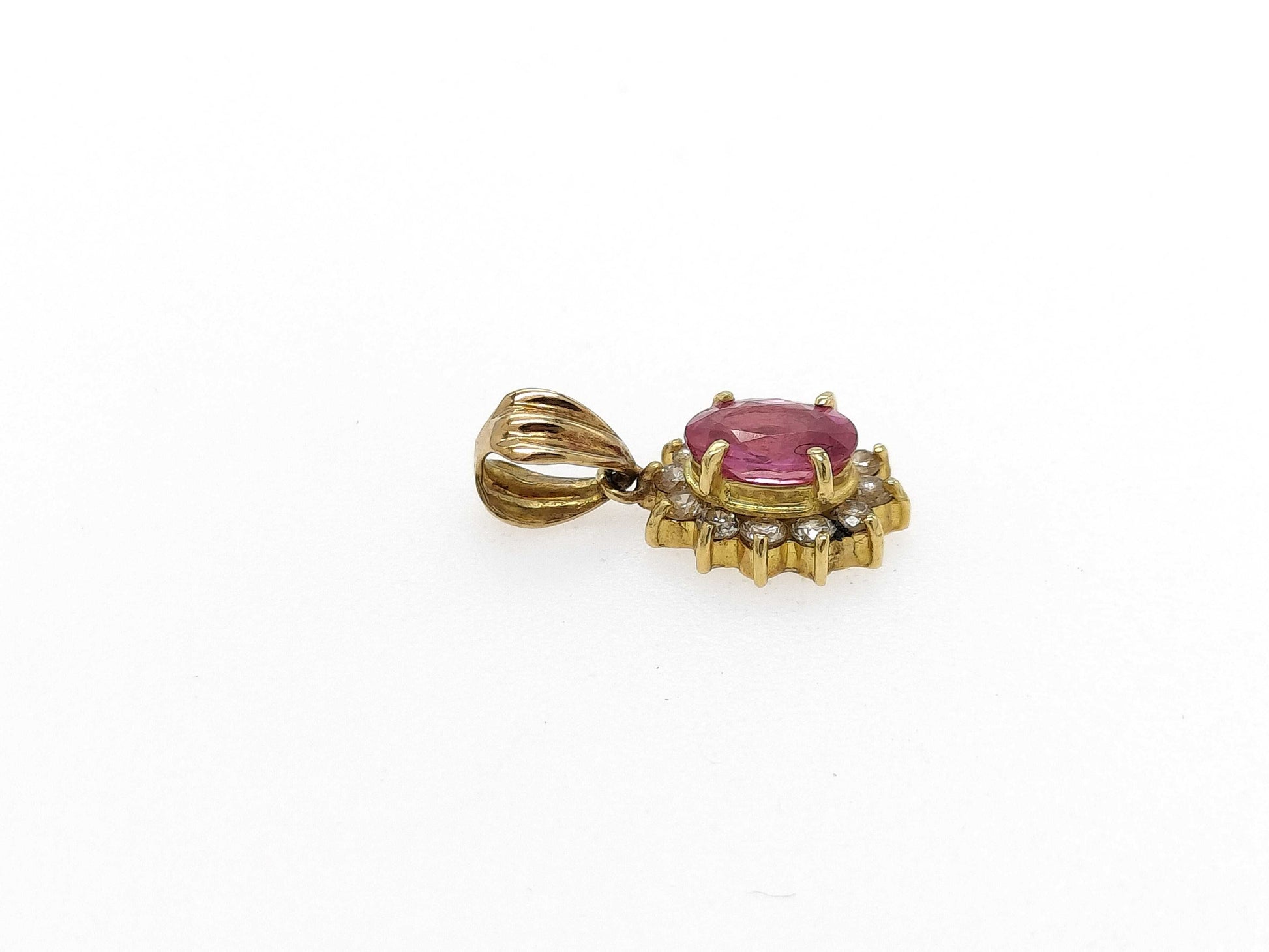 S 0.54ct D 0.19ct K18 1.1g Pendant top 