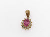 S 0.54ct D 0.19ct K18 1.1g Pendant top 