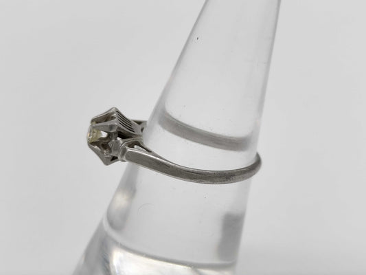 D0.12ct Pt850 2.5g Ring 