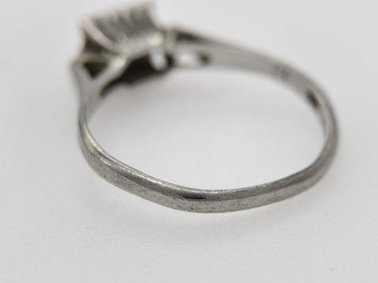 D0.12ct Pt850 2.5g Ring 