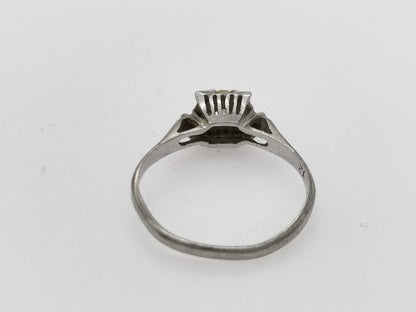 D0.12ct Pt850 2.5g Ring 