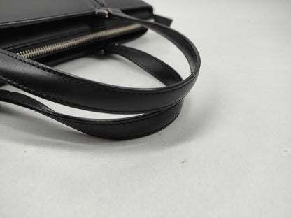 BURBERRY Leather Handbag with Nova Check Interior