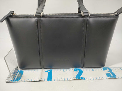 BURBERRY Leather Handbag with Nova Check Interior