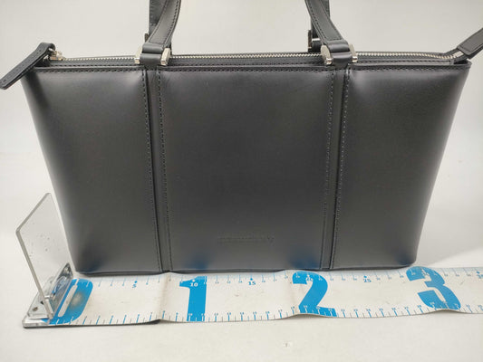 BURBERRY Leather Handbag with Nova Check Interior
