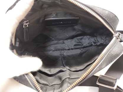 Michael Kors Michael Kors MK Leather PVC Shoulder Bag, Men's Black