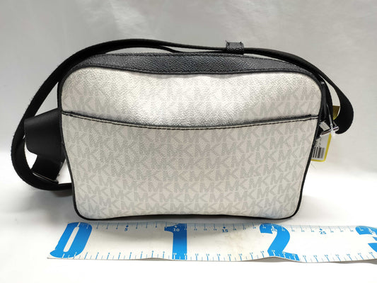 Michael Kors Michael Kors MK Leather PVC Shoulder Bag, Men's Black